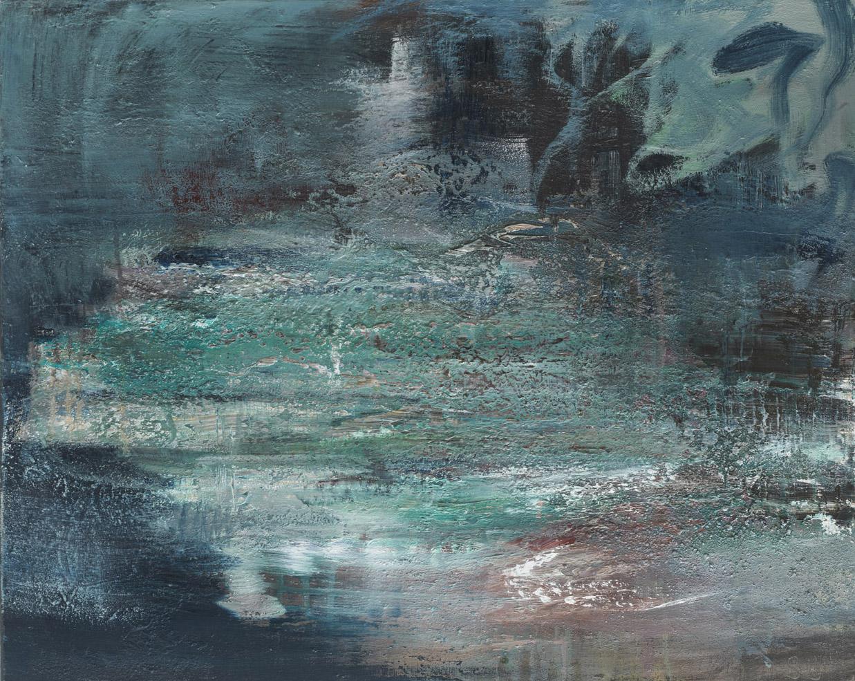 River Dance | oil and mixed media on canvas